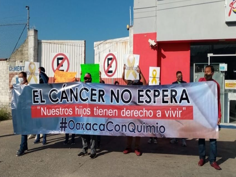 Denuncian abandono del gobierno federal a niños con cáncer