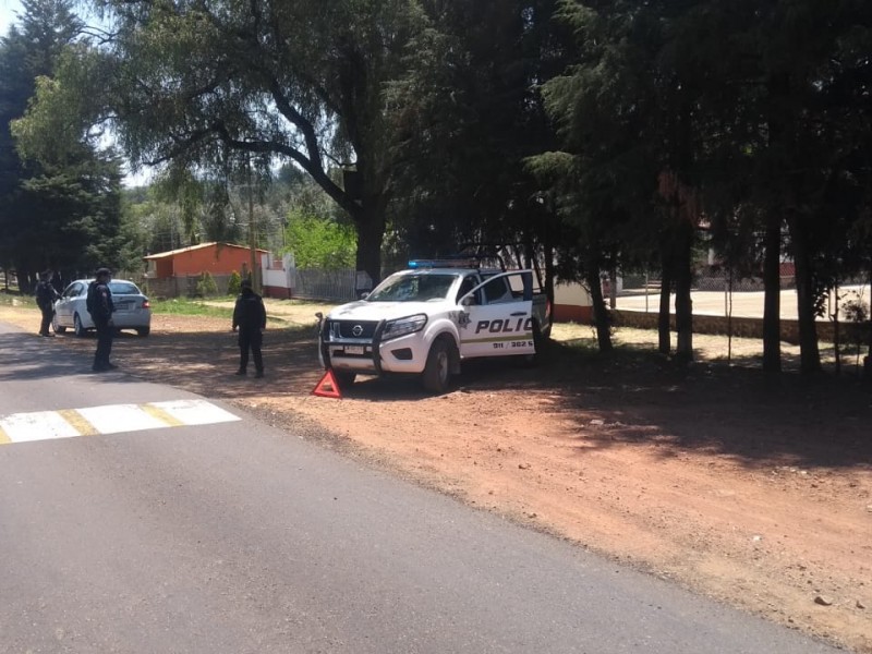 Denuncian abuso policiaco en filtro sanitario de Mazamitla