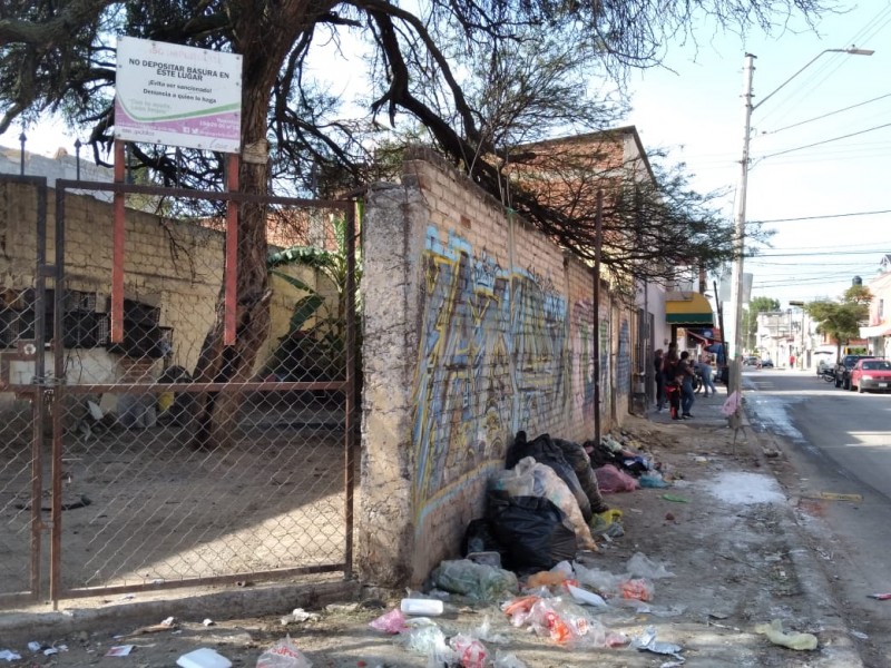 Denuncian acumulación de basura en la 10 de mayo