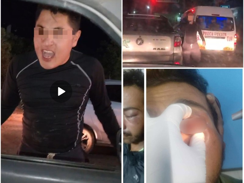 Denuncian agresión por presuntos “montachoques”