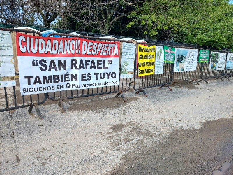 Denuncian ante FGR obras en Parque San Rafael