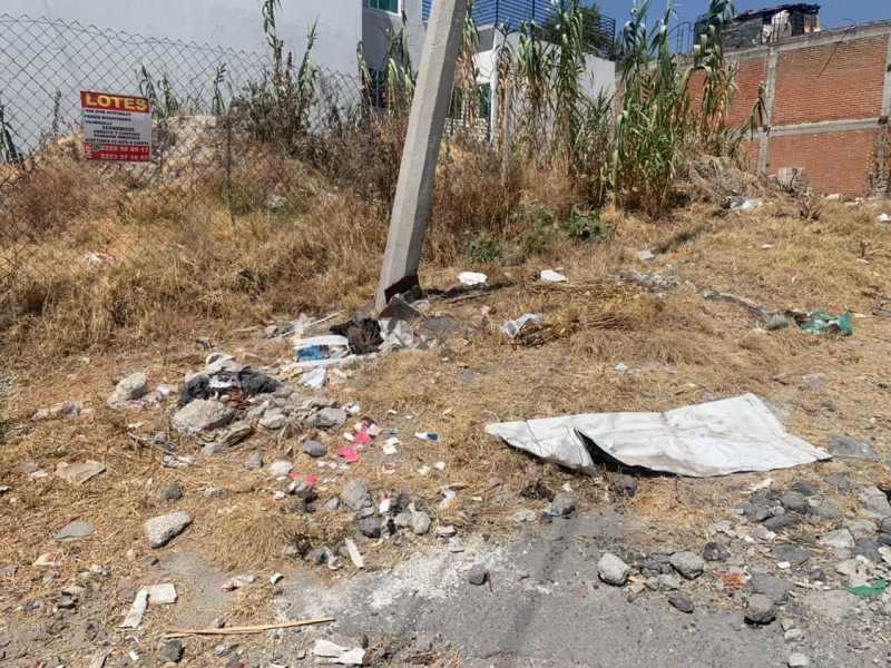 Denuncian basura y calles sin pavimentar en 16 de septiembre