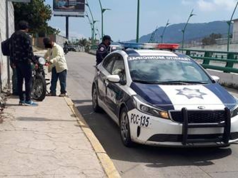 Denuncian cacería de elementos de tránsito en Tuxtla