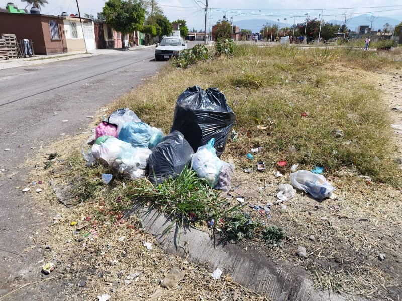 Denuncian colonos zamoranos deficiencias en servicio de aseo público