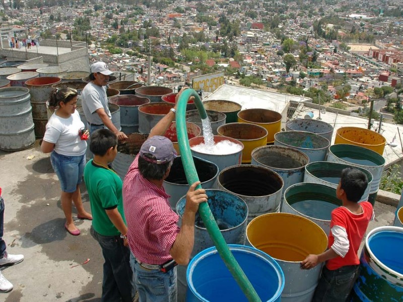 Denuncian desabasto de agua en zonas rurales