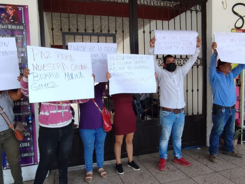 Denuncian despojo de terreno en Chiapa de Corzo