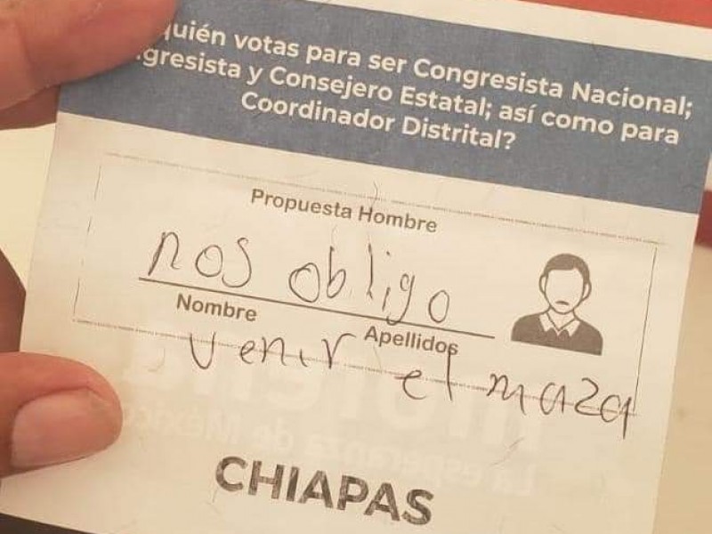Denuncian entrega de programas condicionados en Chiapas