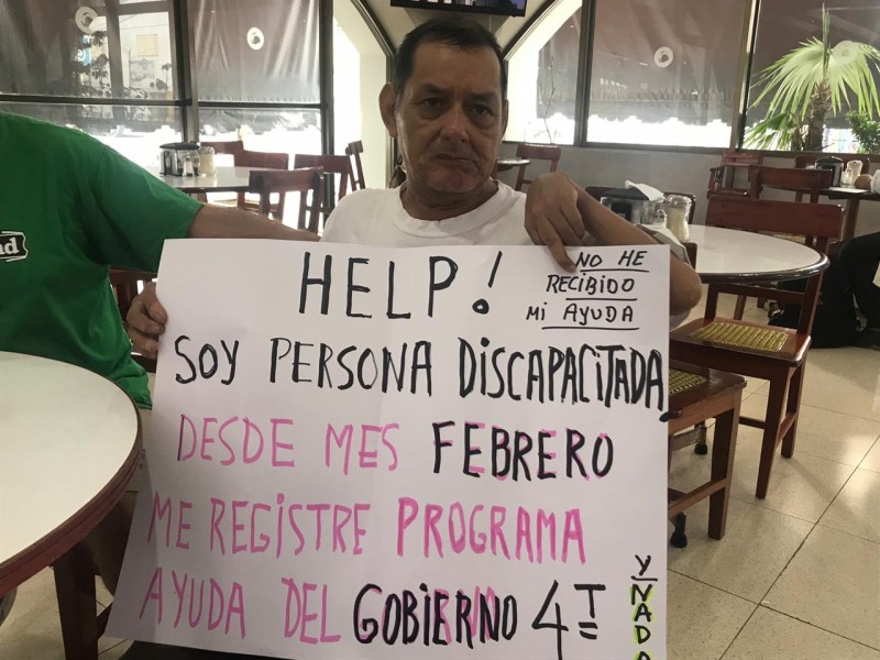 Denuncian falta de apoyo a persona discapacitada