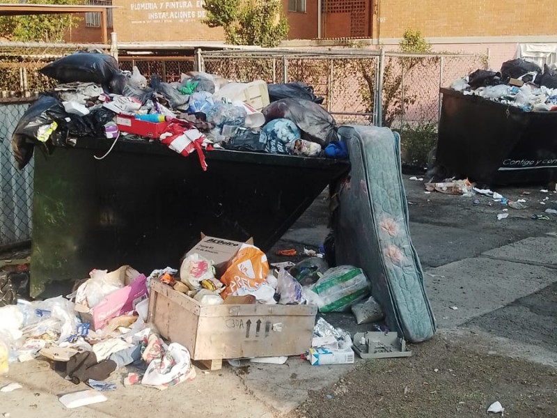 Denuncian falta de recolección de basura en Unidad Habitacional