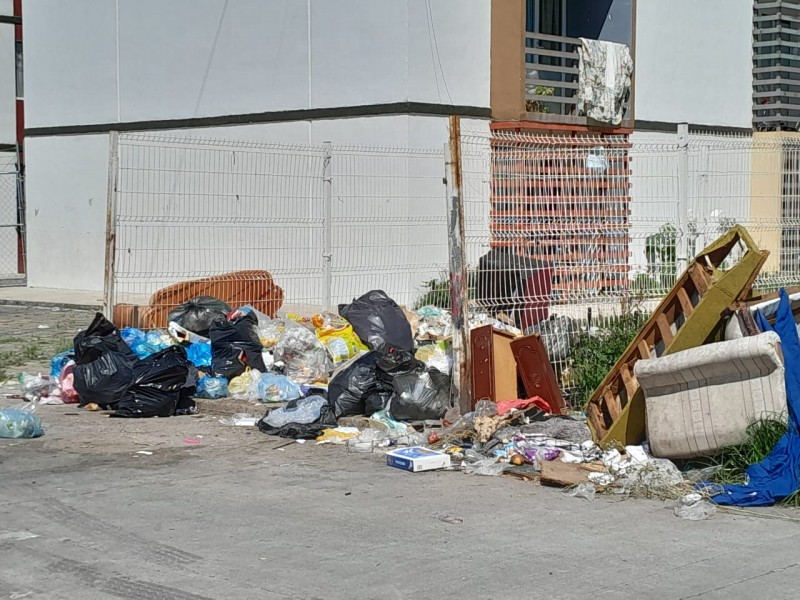 Denuncian fétidos olores por cúmulos de basura en colonia zamorana