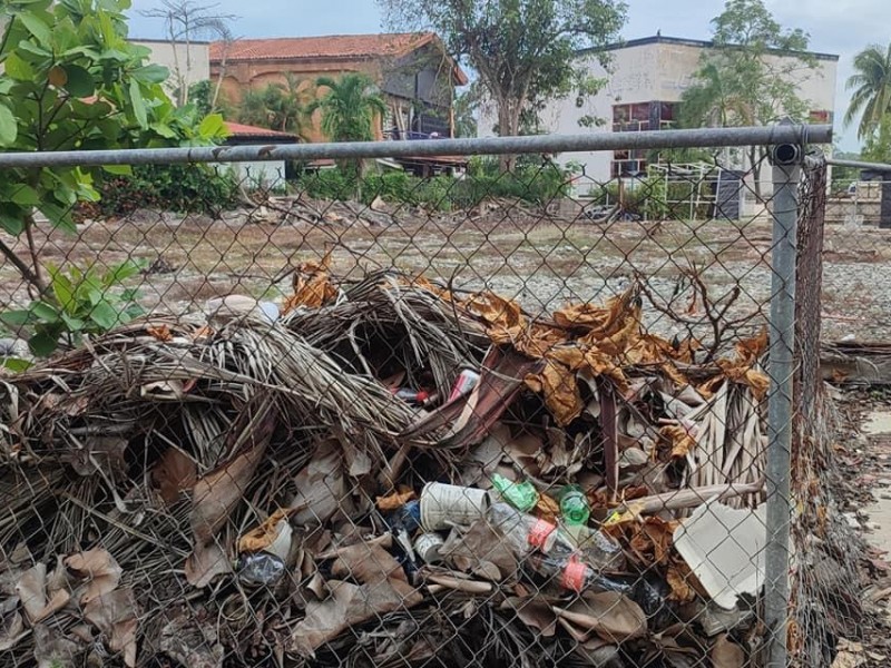 Denuncian formación de basurero clandestino en Ixtapa