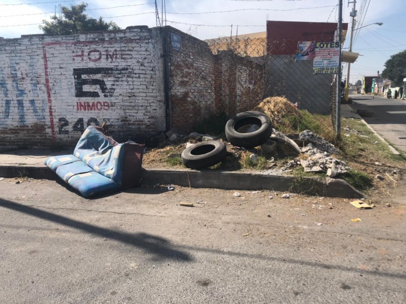 Denuncian gran cantidad de basura en Loma Encantada