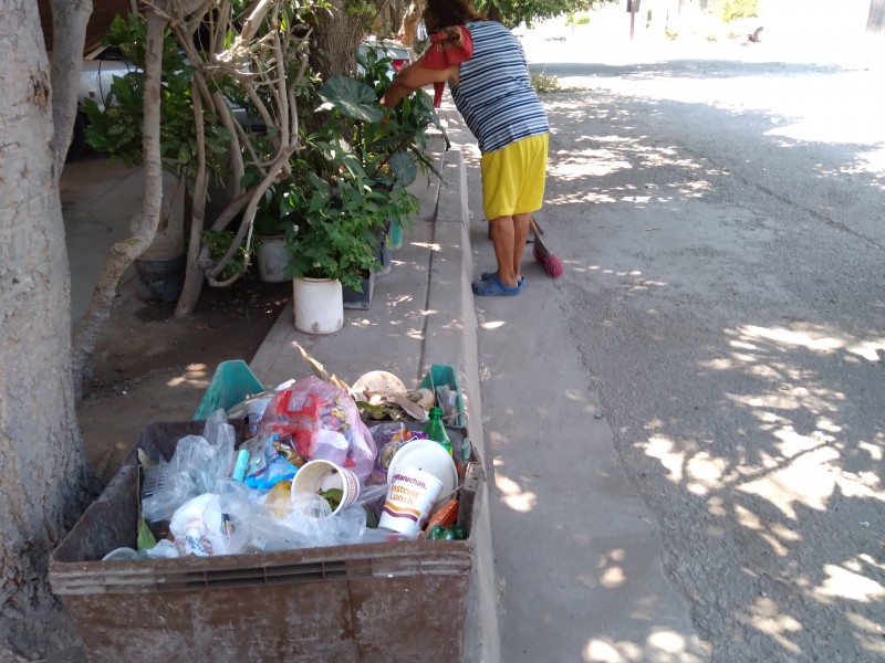 Habitantes de Topolobampo piden corregir fallas en recolección de basura