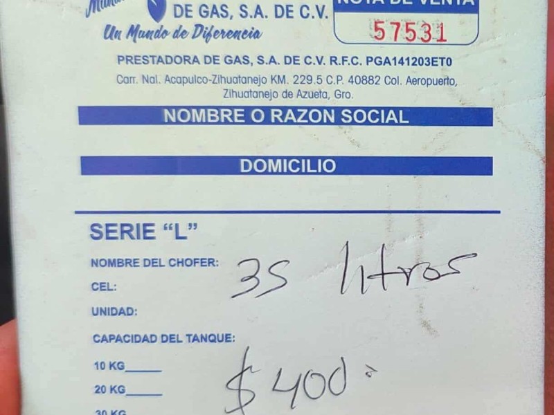 Denuncian irregularidades en estación de gas LP en comunidad del aeropuerto
