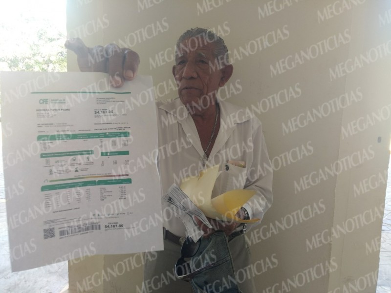 Denuncian irregularidades en tarifas de CFE en Tehuantepec
