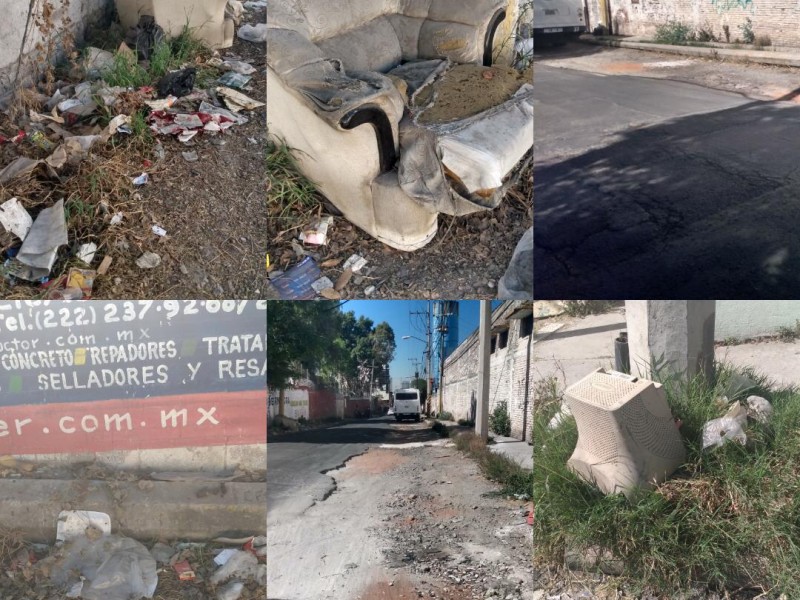 Denuncian malas condiciones de calle en Villa La Noria