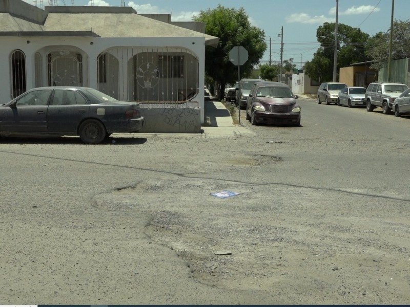 Denuncian pésimas condiciones en calles de Col. Santa Fe