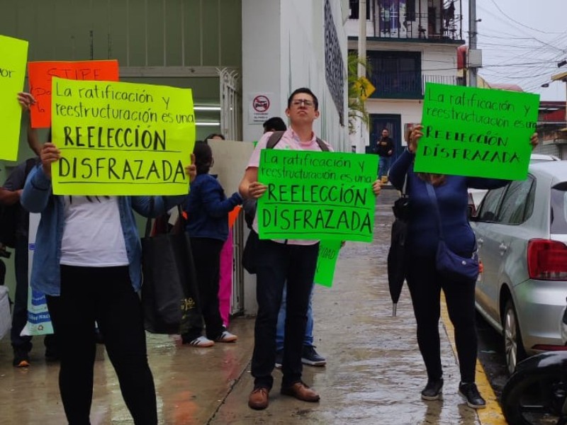 Denuncian reelección irregular en el sindicato del IPE