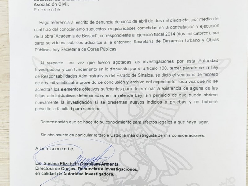 Denuncian rezago en investigación de denuncias de corrupción