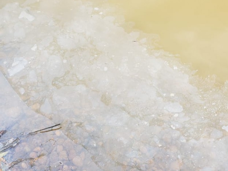 Denuncian vertimiento de aceites en canal de termoeléctrica