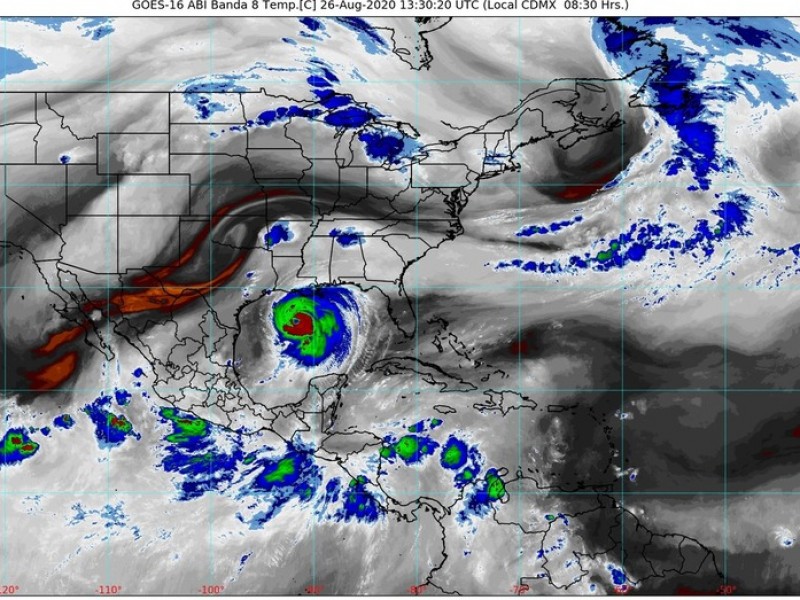 Depresión tropical 14-E acompañará a tormenta tropical Hernán