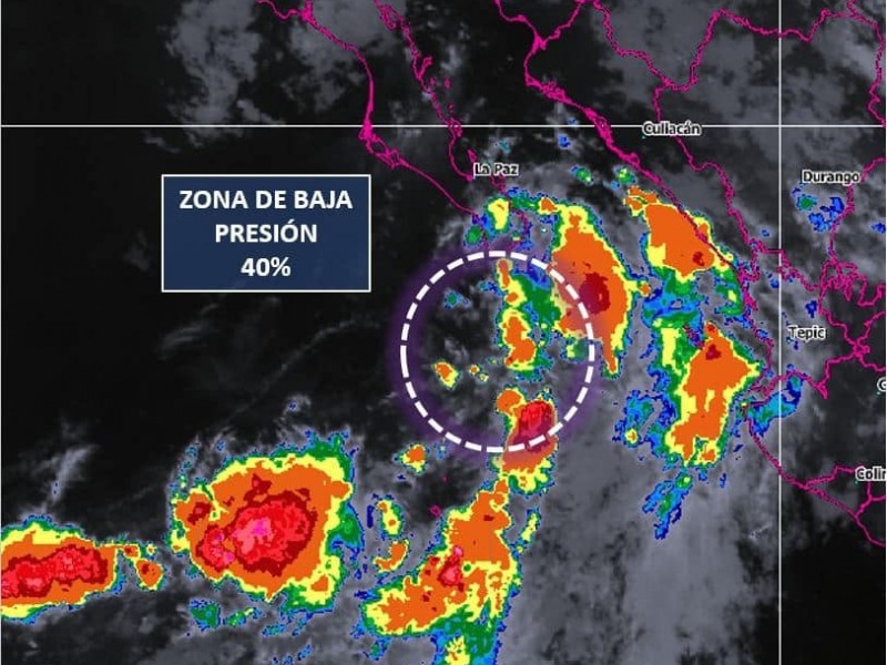 DEPRESIÓN TROPICAL SE ACERCA A CABO SAN LUCAS.