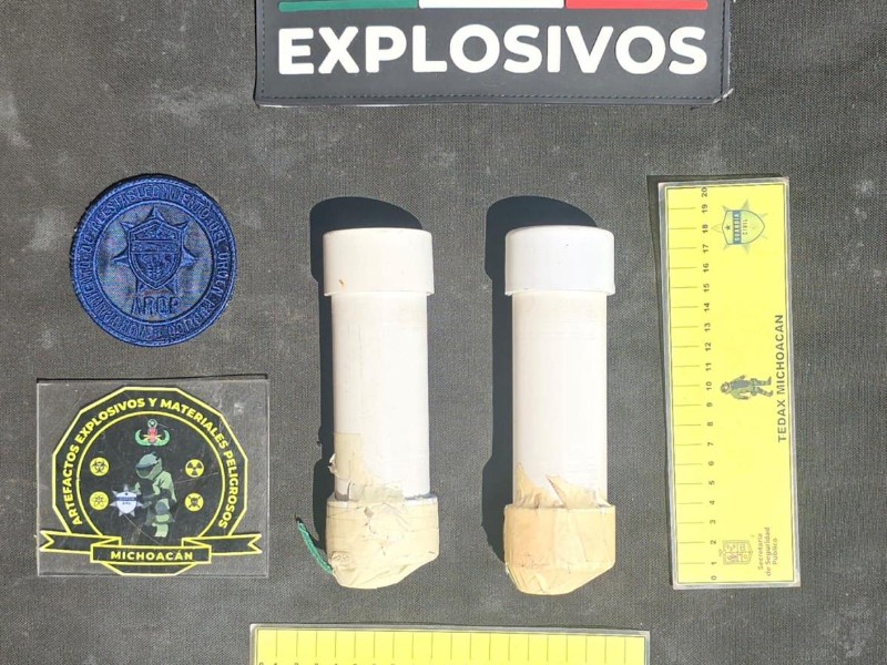 Desactivan 2 explosivos improvisados en manifestación de normalistas