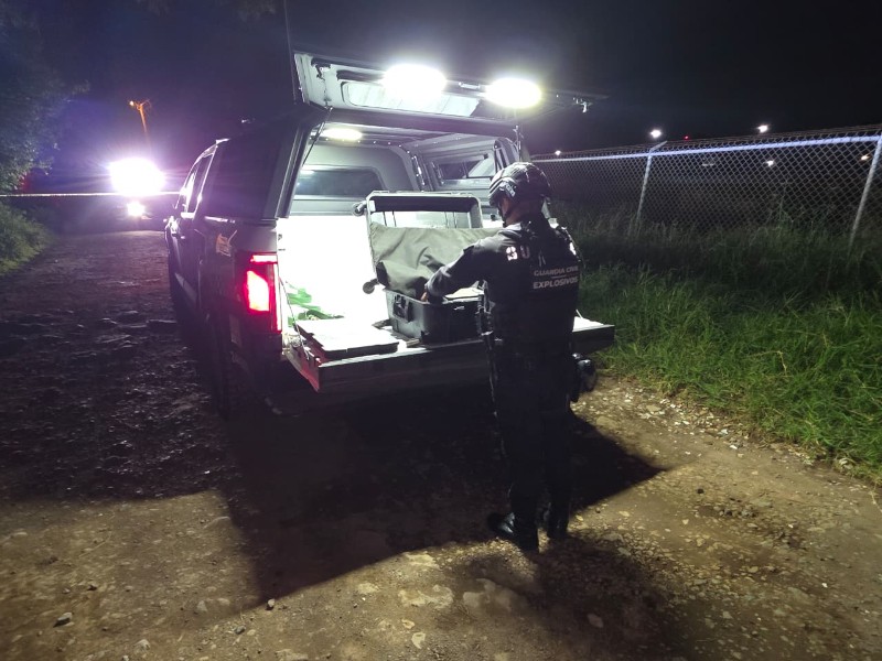 Desactivan 3 explosivos en Uruapan