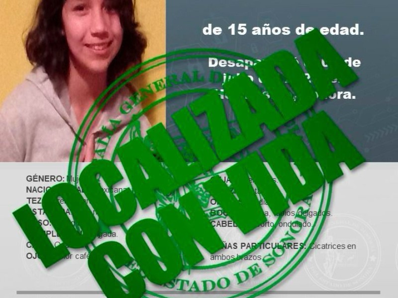 Desactivan Alerta AMBER tras hallar a adolescente en casa de un menor