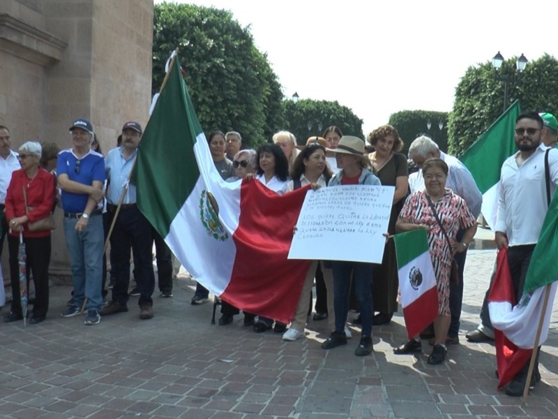 Desaire en León a marcha contra elección del Poder Judicial