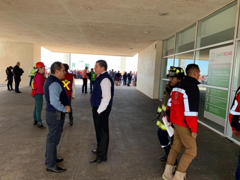 Desalojan edificio en Ciudad Administrativa por falla eléctrica