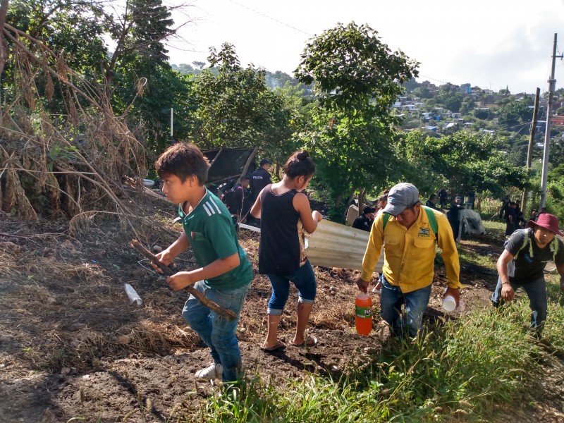 Desalojan última invasión en el Cañón del Sumidero