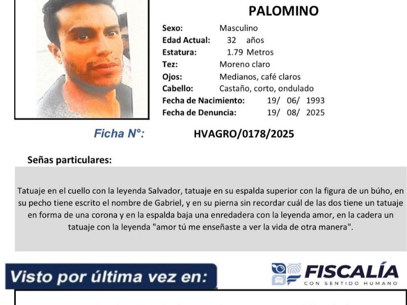 Desaparece hombre en Zihuatanejo; FGE activa ficha de búsqueda