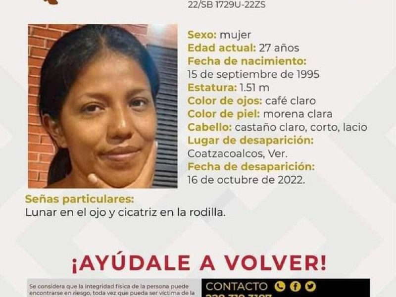 Desaparece mujer en Coatzacoalcos tras contactar con usuario de Facebook