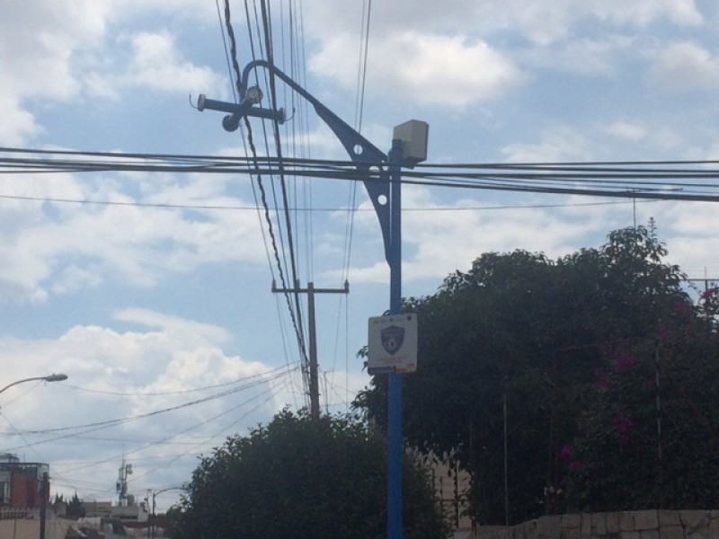 Desaparecen cámaras de vigilancia en col. Gabriel Pastor