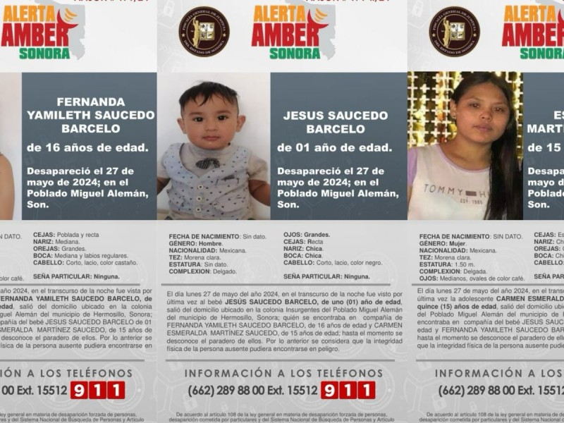 Desaparecen menores en la Costa de Hermosillo