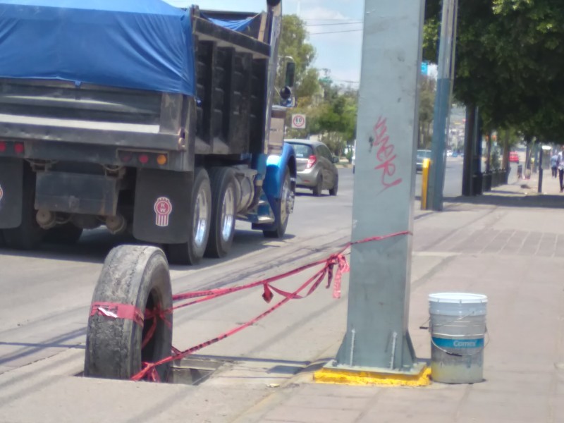 Desaparecen registros sobre bulevar Juan José Torreslanda