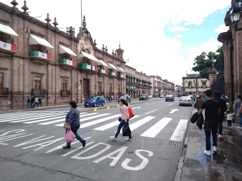 Desapercibido, realización del simulacro en Morelia