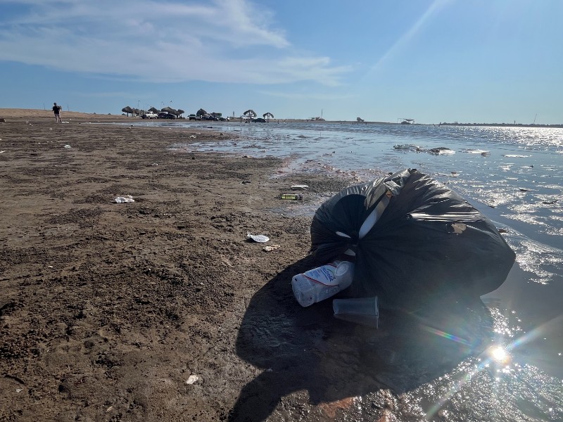 Desatiende Ayuntamiento de Guasave a playa La Ensenadita