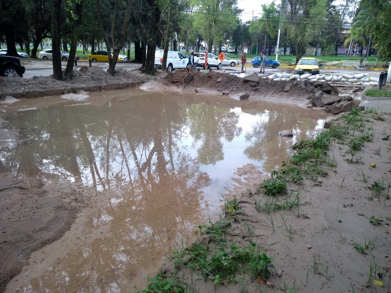 Desbordamientos en canal de Patria atribuibles a taponamientos