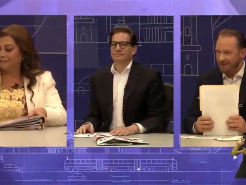 Descalificaciones y programas sociales, en primer debate por la CDMX