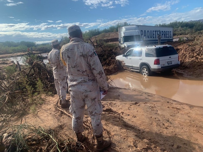 Descarta Sidur daños graves en carreteras por lluvias