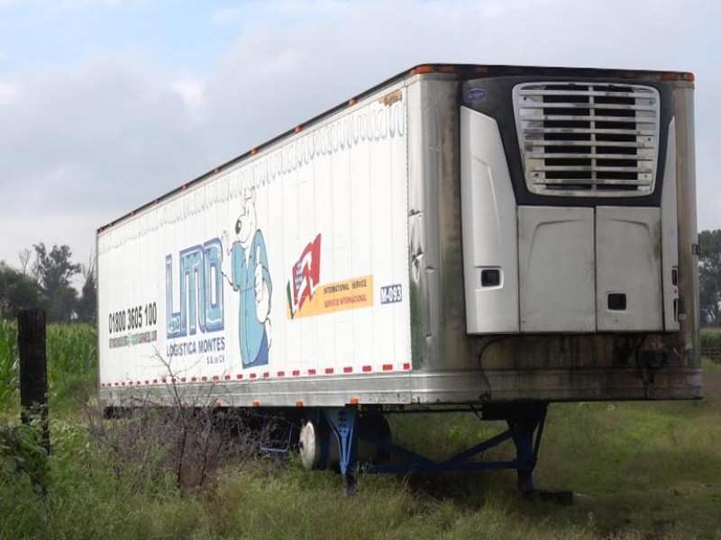 Descarta SSJ riesgo por trailers que almacena cadáveres