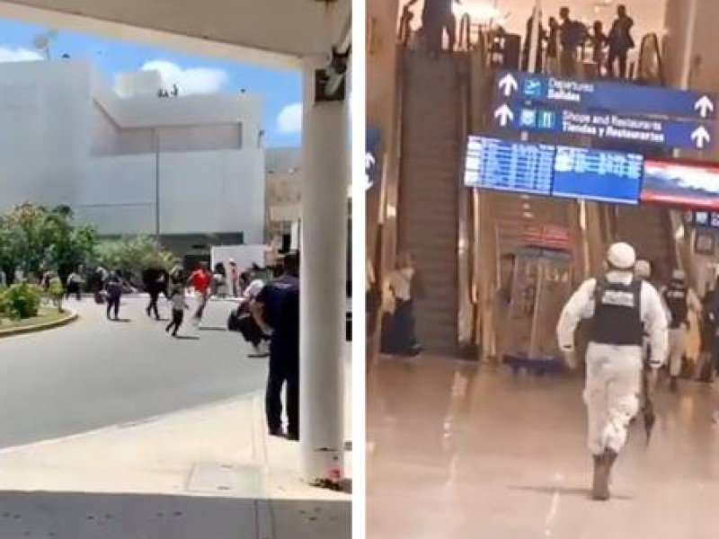 Descartan balacera en aeropuerto de Cancún