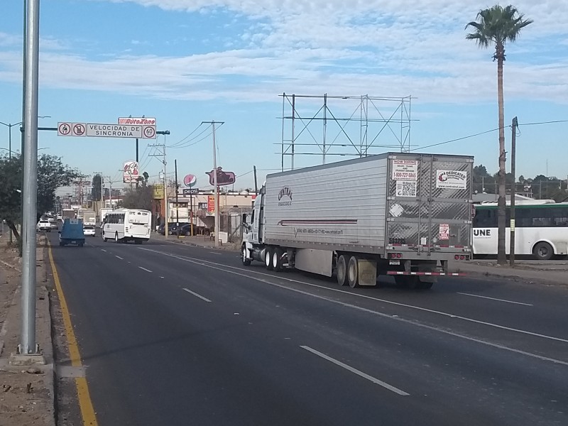 Descartan problemas de transporte de cargas