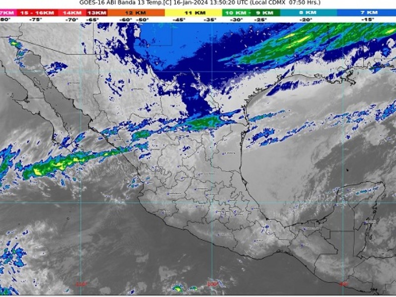 Descenso de temperaturas para Chiapas en las próximas horas