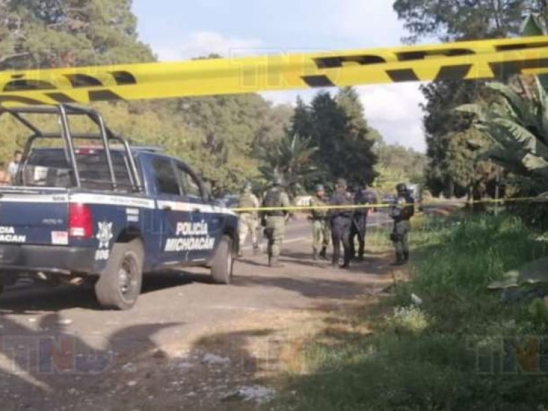 Desconocido el saldo tras enfrentamiento en Tiamba, Uruapan