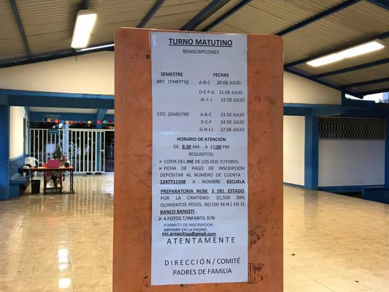 Descontento por cuotas de inscripción en Tapachula