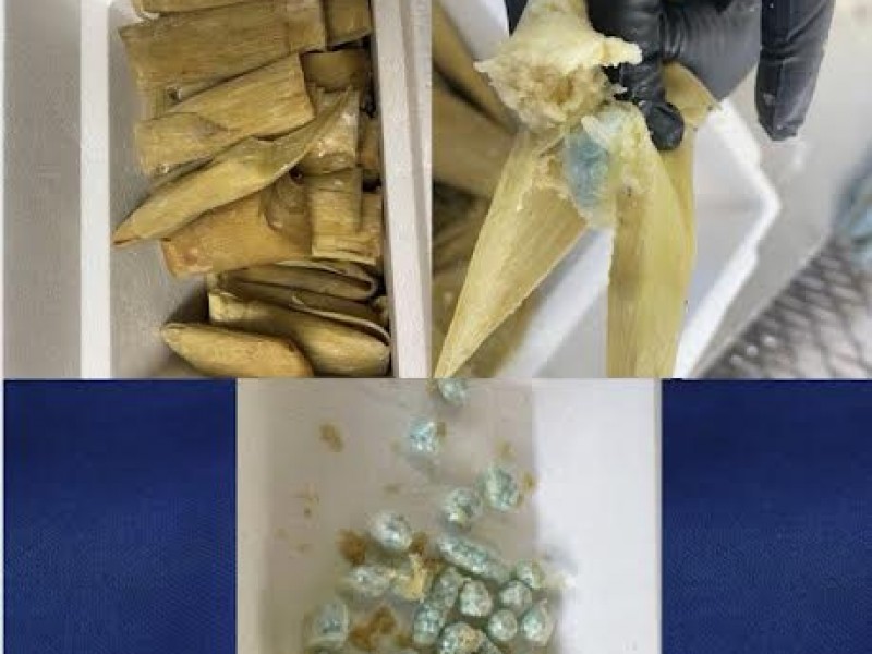 Descubren contrabando de fentanilo en tamales