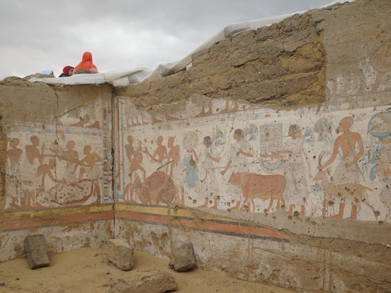 Descubren en Egipto tumba de importante funcionario de Ramsés II
